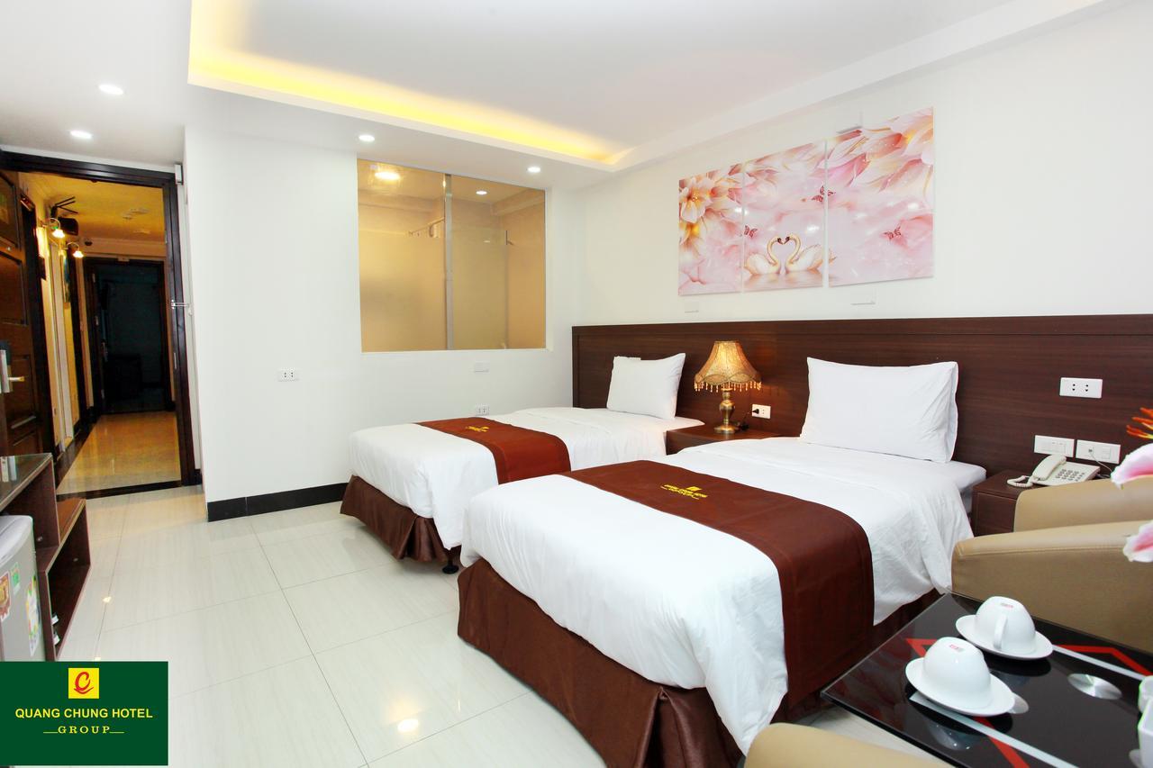 Quang Chung Hotel - 56 Le Van Thiem - By Bay Luxury Hanoj Exteriér fotografie