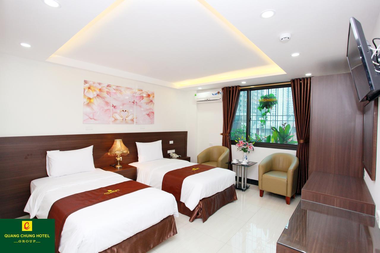 Quang Chung Hotel - 56 Le Van Thiem - By Bay Luxury Hanoj Exteriér fotografie