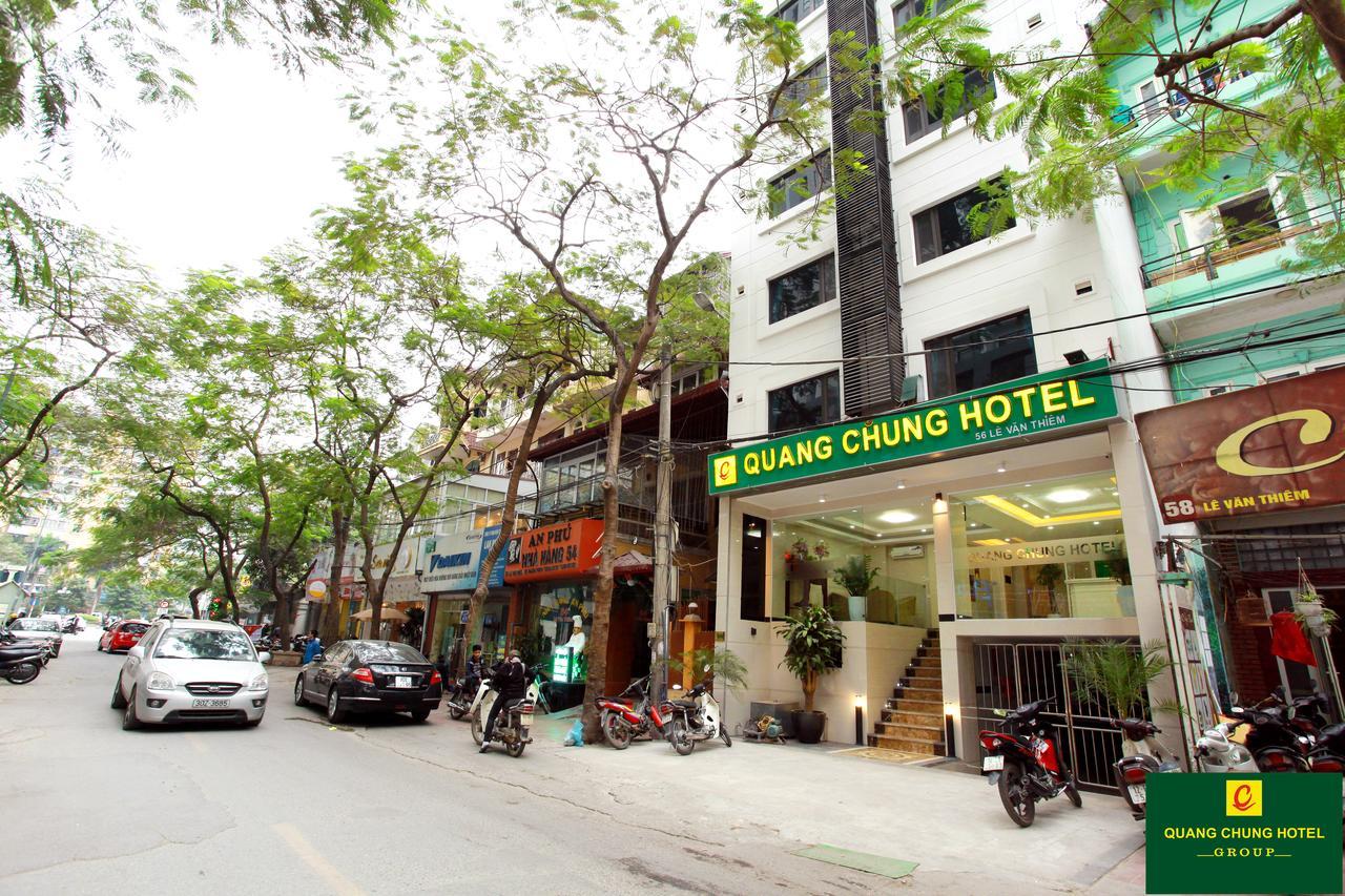 Quang Chung Hotel - 56 Le Van Thiem - By Bay Luxury Hanoj Exteriér fotografie
